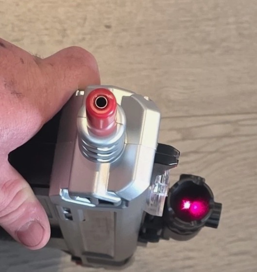 Laser Scope for Salt Power Gun