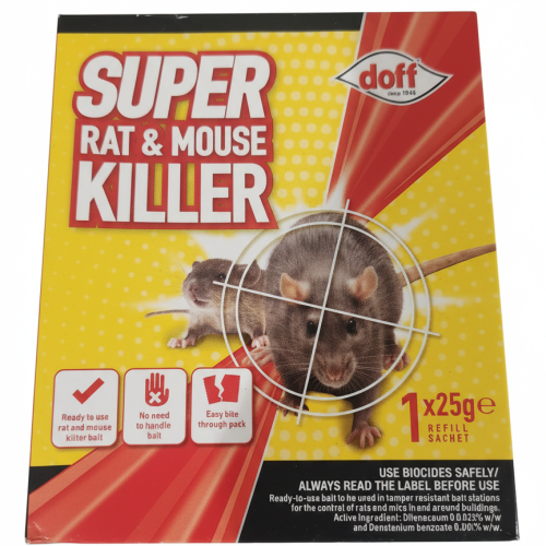 Doff Super Rat & Mouse Killer 1 x 25g