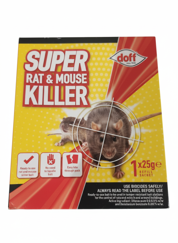 Doff Super Rat & Mouse Killer 1 x 25g