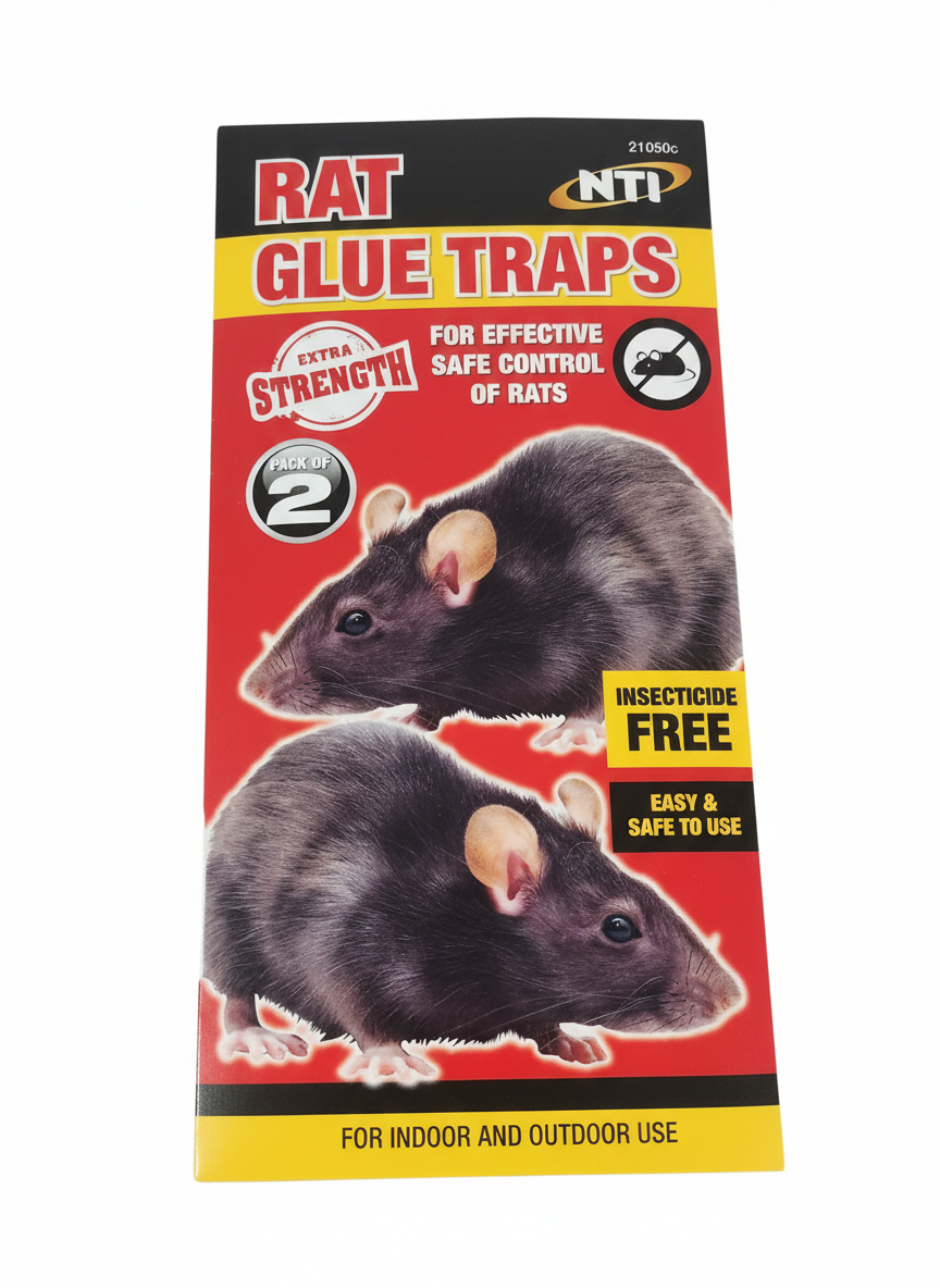 NTI Rat Glue Traps Extra Strength Pack of 2