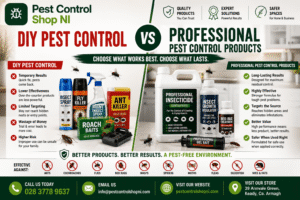 Pest Control vs Professional Pest Control Products