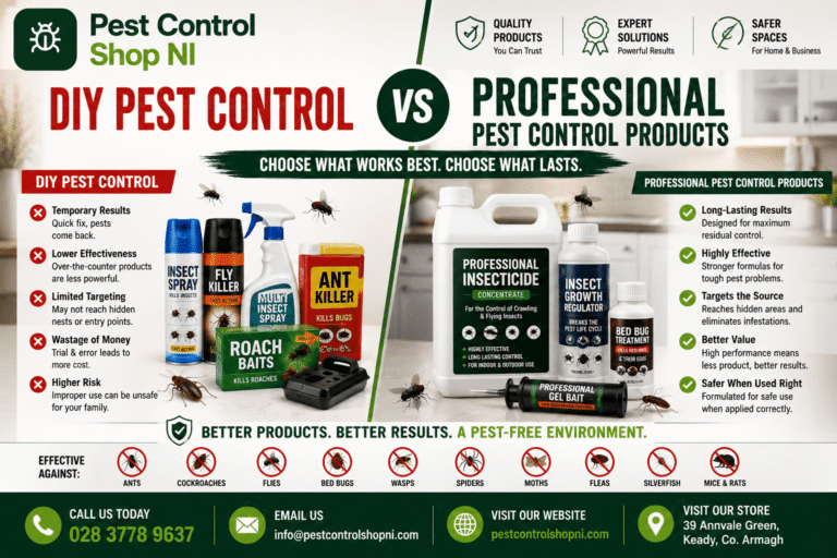 Pest Control vs Professional Pest Control Products